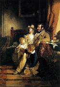 Rudolf von Arthaber with his Children, Friedrich von Amerling